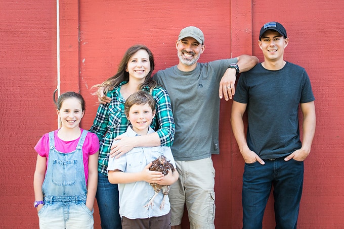 family photo ten acre baker