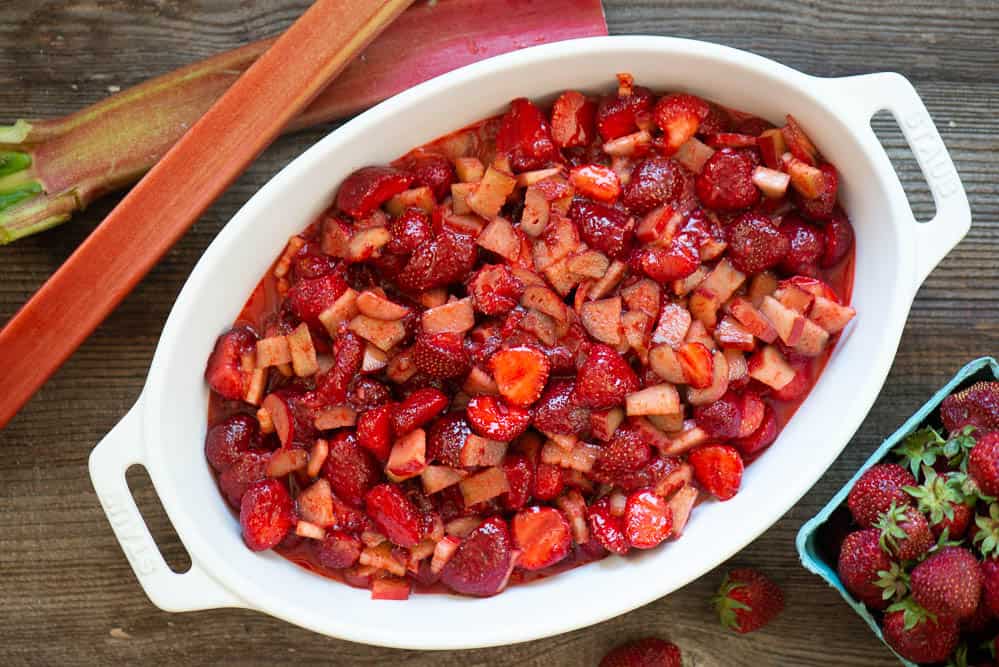 {The Best} Strawberry Rhubarb Crisp Recipe | Ten Acre Baker